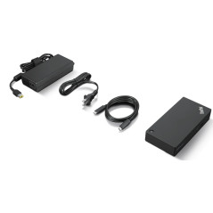 Lenovo 40B20135IT replicatore di porte e docking station per laptop Cablato USB 3.2 Gen 1 (3.1 Gen 1) Type-A + Type-C Nero