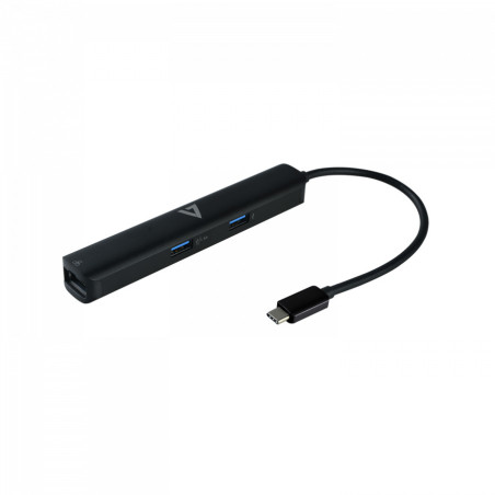 V7 UCMINIDOCK-PT replicatore di porte e docking station per laptop USB 3.2 Gen 1 (3.1 Gen 1) Type-C Nero