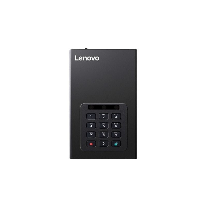 Lenovo 4XB0M13802 contenitore di unità di archiviazione Custodia per Disco Rigido (HDD) Nero 2.5"