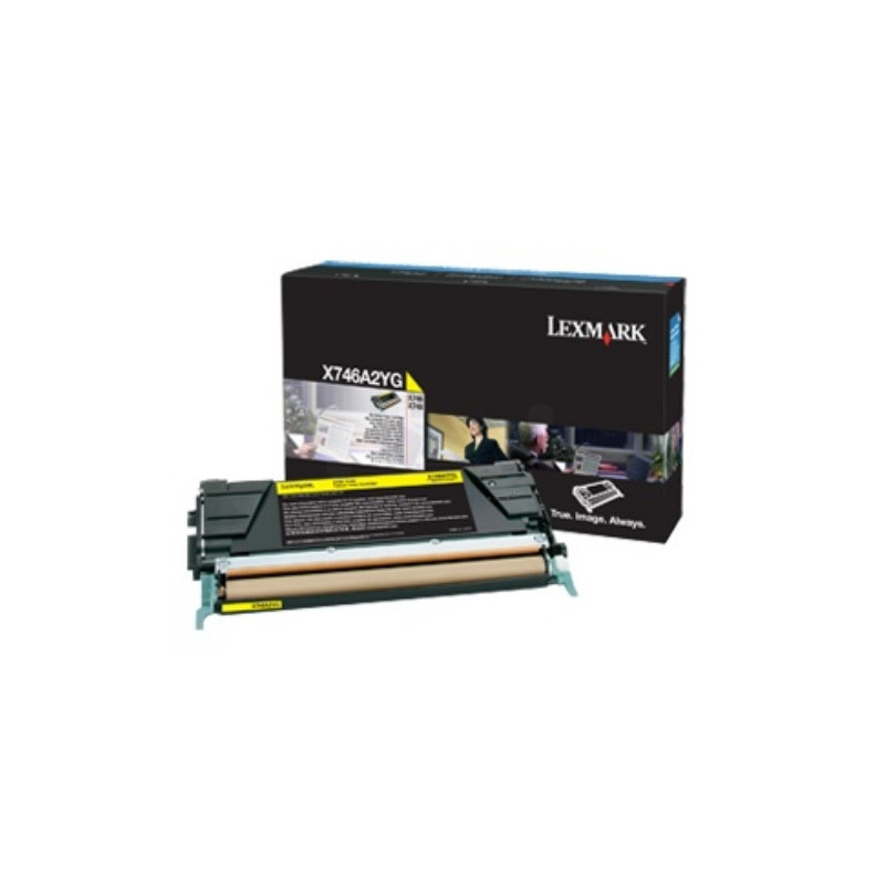 Lexmark X746A3 Y cartuccia toner 1 pz Originale Giallo