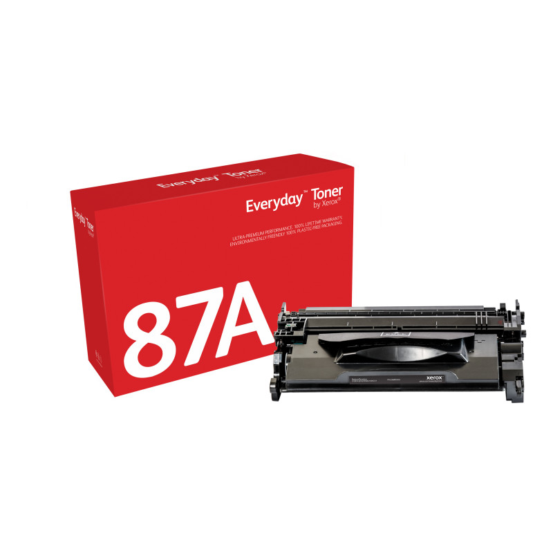 Everyday Toner ™ di Xerox Nero compatibile con HP 87A (CF287A/ CRG-041/ CRG-121), Capacità standard