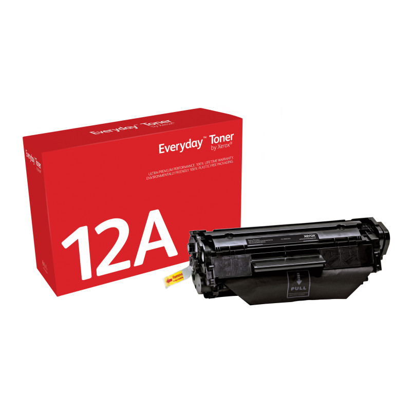 Everyday Toner ™ di Xerox Nero compatibile con HP 12A (Q2612A/ CRG-104/ FX-9/ CRG-103), Capacità standard