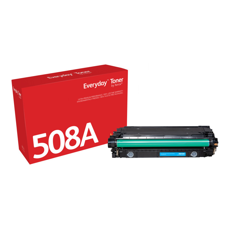 Everyday Toner ™ di Xerox Ciano compatibile con HP 508A (CF361A/ CRG-040C), Capacità standard