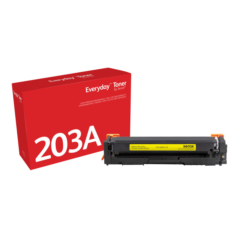 Everyday Toner ™ di Xerox Giallo compatibile con HP 202A (CF542A/CRG-054Y), Capacità standard