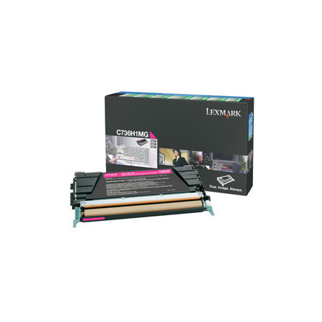 Lexmark C736H1MG cartuccia toner 1 pz Originale Magenta