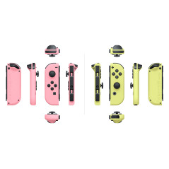 Nintendo Switch - Set da due Joy-Con Rosa Pastello Giallo pastello