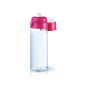 Brita Fill&Go Bottle Filtr Pink Bottiglia per filtrare l'acqua Rosa, Trasparente