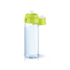 Brita Fill&Go Bottle Filtr Lime Bottiglia per filtrare l'acqua Lime, Trasparente