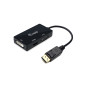 Equip 133441 cavo e adattatore video 0,24 m DisplayPort DVI-D + VGA (D-Sub) + HDMI Nero