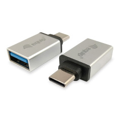 Equip 133473 adattatore per inversione del genere dei cavi USB Type C USB Type A Argento