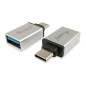 Equip 133473 adattatore per inversione del genere dei cavi USB Type C USB Type A Argento