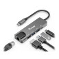 Equip 133489 replicatore di porte e docking station per laptop Cablato USB 3.2 Gen 1 (3.1 Gen 1) Type-C Grigio