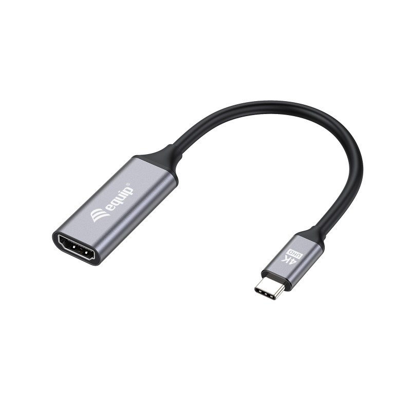 Equip 133491 cavo e adattatore video 0,15 m USB tipo-C HDMI Nero, Grigio