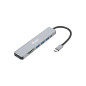 Equip 133494 replicatore di porte e docking station per laptop Cablato USB 3.2 Gen 1 (3.1 Gen 1) Type-C Argento