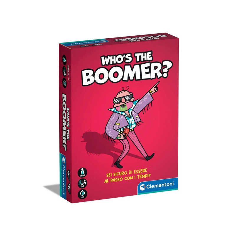 Clementoni Who'S The Boomer? 40 min Gioco da tavolo Festa