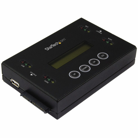 StarTech.com Docking Station per Hard Disk a 2 Slot - Duplicatore ed Eraser Standalone 1:1 con funzione Clone per Chiavette USB