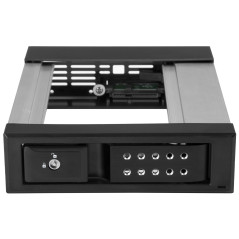 StarTech.com Modulo Hot Swap per Disco Rigido da 5,25" a 3,25" - per Dischi SATA SAS da 3,5" - Trayless - Allumunio