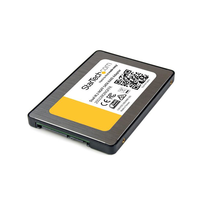 StarTech.com Adattatore SATA dual M.2 NGFF con RAID - 2x M.2 SSD a 2,5" SATA (6Gbps)