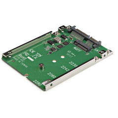 StarTech.com Adattatore da SSD M.2 SATA a SATA da 2,5", convertitore da M.2 NGFF a SATA, altezza 7 mm, adattatore per unità