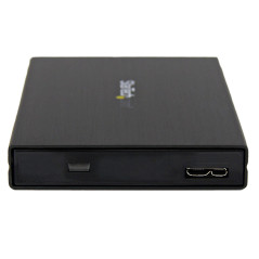 StarTech.com Box Esterno HDD per disco rigido SATA III 2.5" USB 3.0 con UASP in alluminio con cavo incorporato - 6Gbps