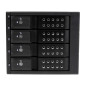 StarTech.com Sistema Backplane mobile per rack hot-swap portatili a 4 bay alloggiamenti per HDD SAS II / SATA III 3,5" - 6 Gbps