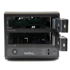 StarTech.com Box Esterno HDD per disco rigido SATA III 3.5" USB 3.0 con UASP - Enclosure Case Disco Rigido a doppio Bay con Hot