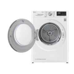 LG RC80V9AV3W Asciugatrice 8 kg Pompa di Calore Libera installazione Carica frontale A+++