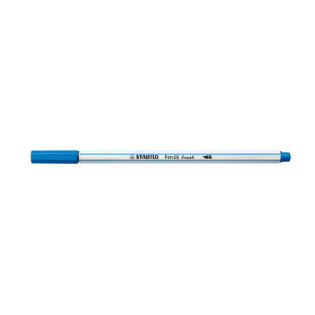 STABILO Pen 68 brush marcatore Blu 1 pz