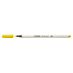 STABILO Pen 68 brush marcatore Medio Giallo 1 pz