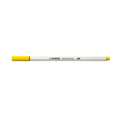 STABILO Pen 68 brush marcatore Medio Giallo 1 pz