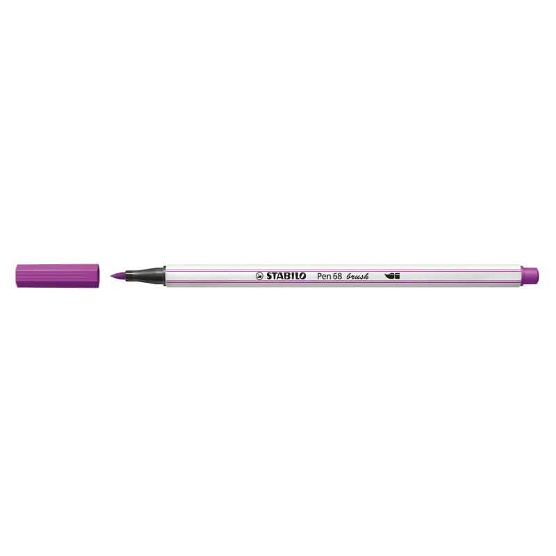 STABILO Pen 68 brush marcatore Medio Lillà 1 pz