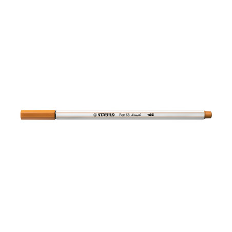 STABILO Pen 68 brush marcatore Medio Ocra 1 pz