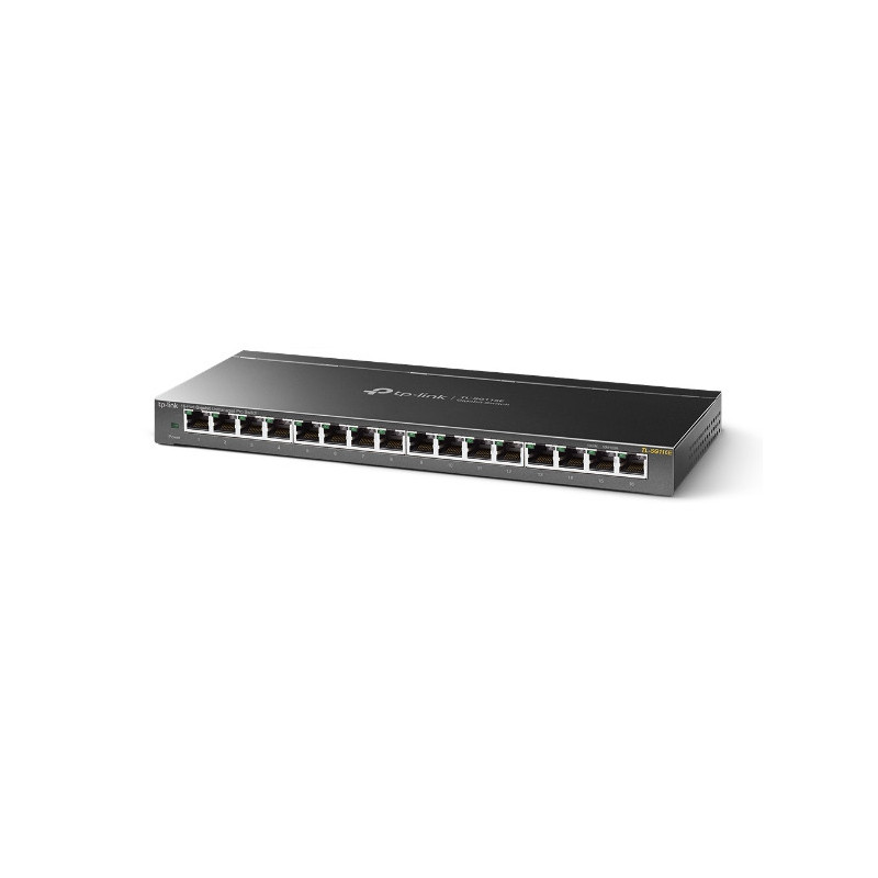 TP-Link TL-SG116E Non gestito L2 Gigabit Ethernet (10/100/1000) Nero