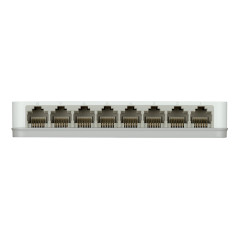 D-Link GO-SW-8G E switch di rete Non gestito Gigabit Ethernet (10 100 1000) Bianco