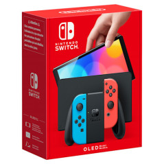 Nintendo Switch (modello Oled) Rosso neon Blu neon, schermo 7 pollici