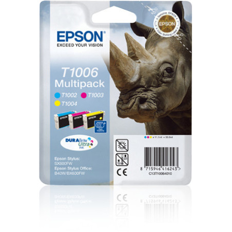 Epson Rhino Multipack 3 colori Ciano, Magenta e Giallo