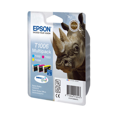 Epson Rhino Multipack 3 colori Ciano, Magenta e Giallo