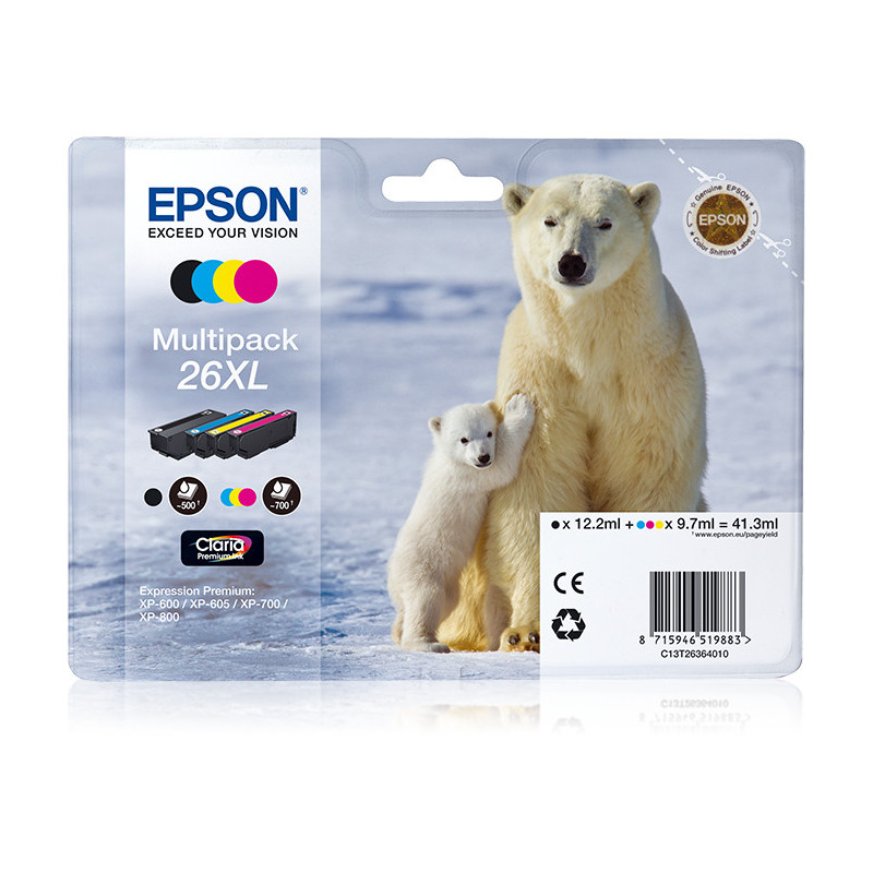 Epson Polar bear Multipack 26xl