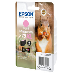 Epson Squirrel Singlepack Light Magenta 378XL Claria Photo HD Ink