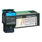 Lexmark C54x, X54x Cyan Return Programme Toner Cartridge (1K) cartuccia toner 1 pz Originale Ciano