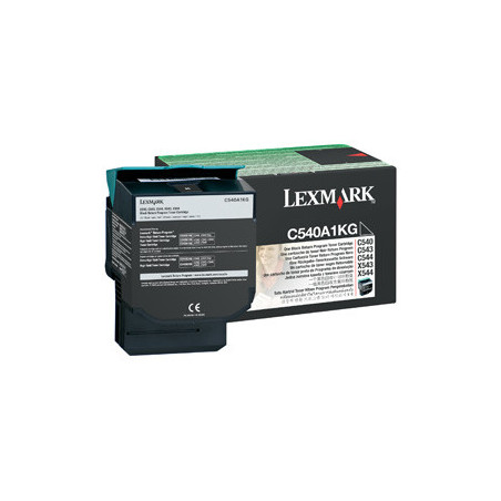 Lexmark C54x, X54x Black Return Programme Toner Cartridge (1K) cartuccia toner Originale Nero