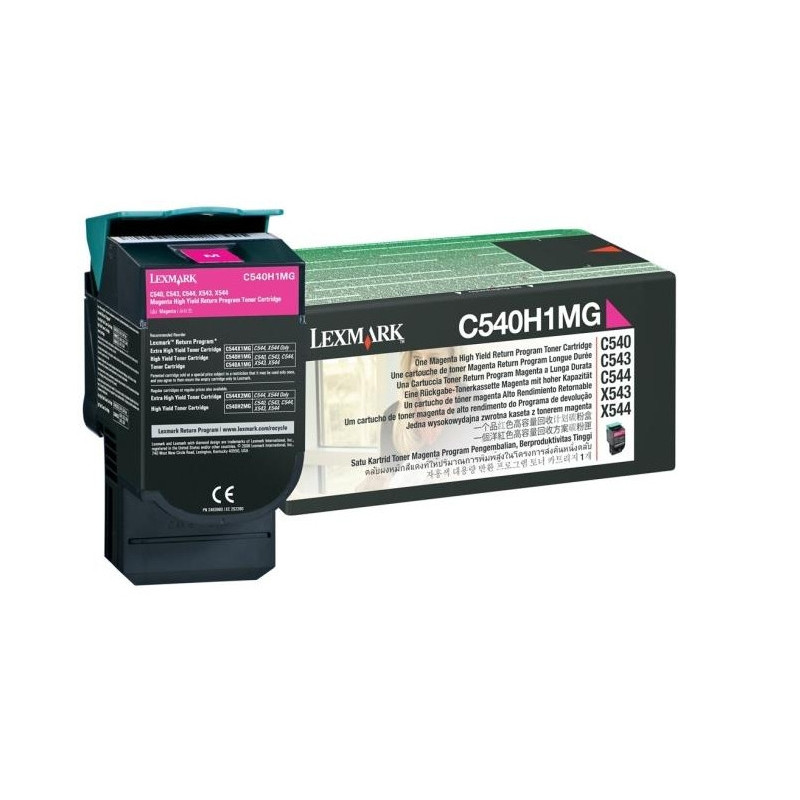 Lexmark C540H1MG cartuccia toner 1 pz Originale Magenta