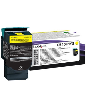 Lexmark C540H1YG cartuccia toner 1 pz Originale Giallo