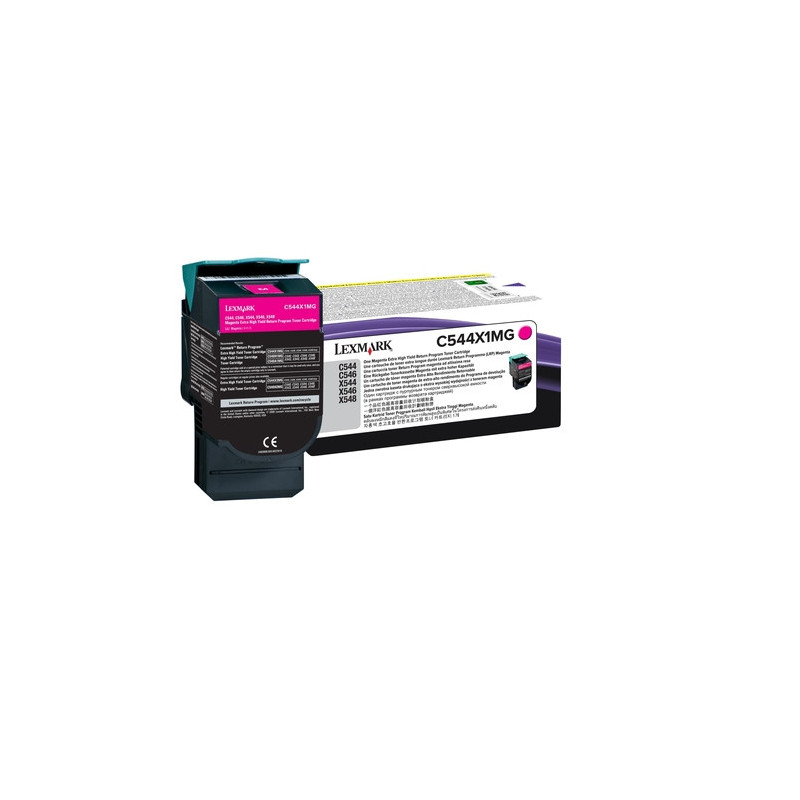 Lexmark C544X1MG cartuccia toner Originale Magenta