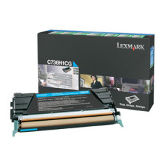 Lexmark C736H1CG cartuccia toner 1 pz Originale Ciano