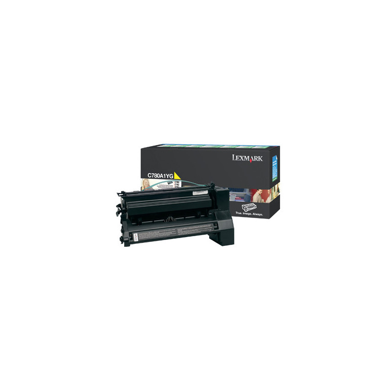 Lexmark C780A1YG cartuccia toner 1 pz Originale Giallo