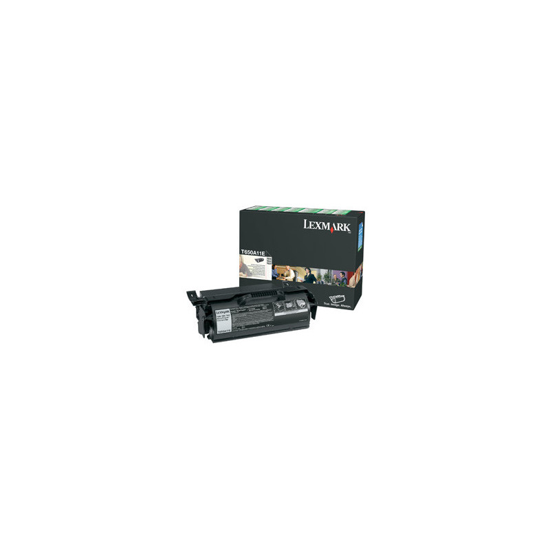 Lexmark T650A11E cartuccia toner 1 pz Originale Nero