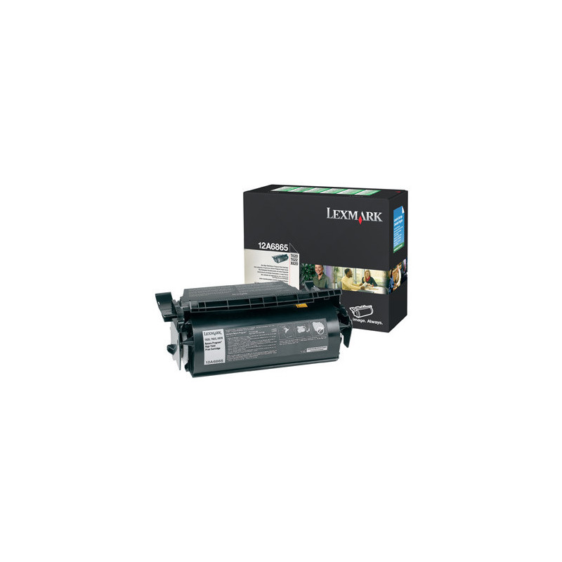 Lexmark 12A6865 cartuccia toner 1 pz Originale Nero