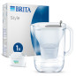 Brita Caraffa filtrante per acqua Style Grey (2.4L) incl. 1 x filtro MAXTRA PRO All-in-1 - caraffa adatta al frigorifero con