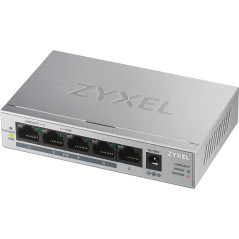 Zyxel GS1005HP Non gestito Gigabit Ethernet (10 100 1000) Supporto Power over Ethernet (PoE) Argento